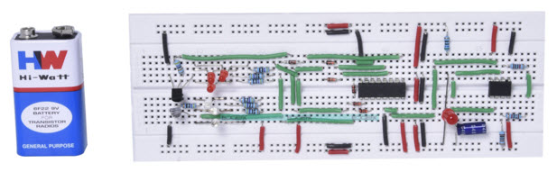 Police Lights Breadboard Project 