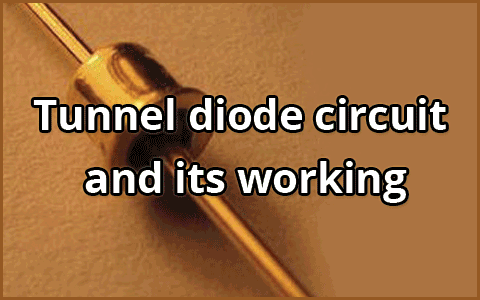 Tunnel Diode Circuit with Oper