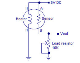 MQ-135 Circuit Diagram