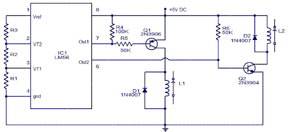 Electronic Thermostat Circuit