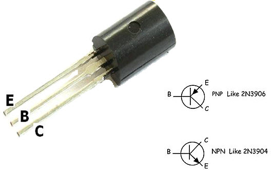 Bipolar Junction Transistor pins