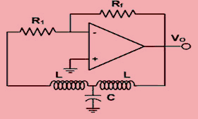 Hartley Oscillator using Op-Amp