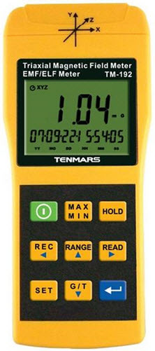 Tri-axis EMF Meter