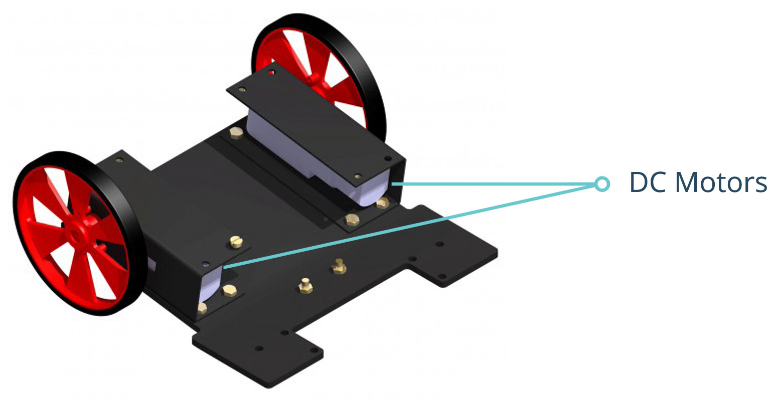 Robot Body with DC Motor