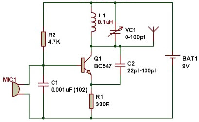 FM Transmitter Circuit