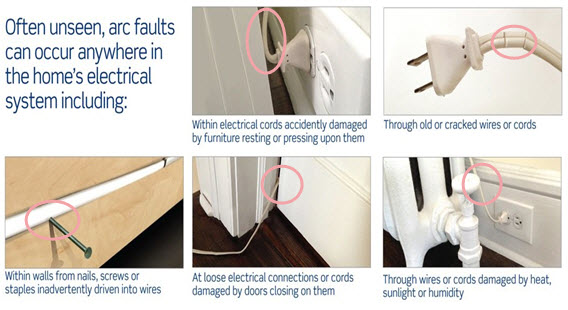 Reasons for ARC Fault Occurence