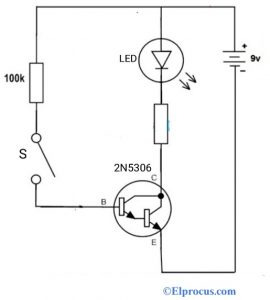 2N5306 NPN Darlington Transistor as a Switch