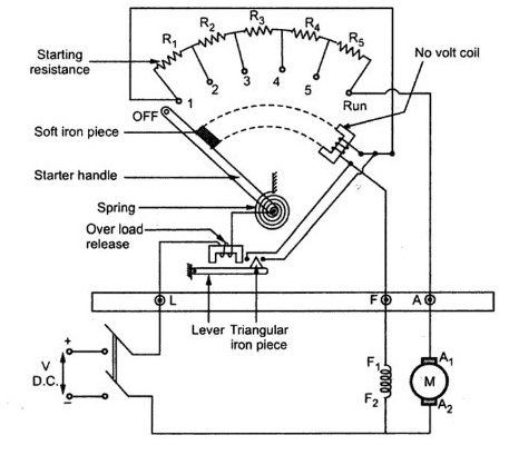 3 Point Starter Circuit Diagram