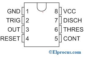 555 IC Pin Diagram