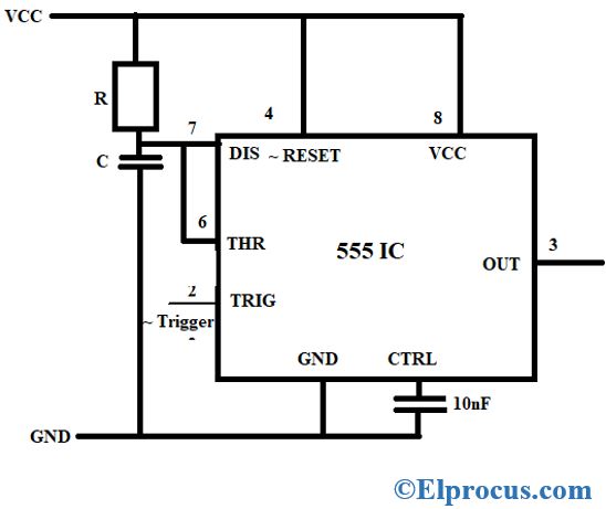 Clap ON Clap OFF Switch using 555 Timer