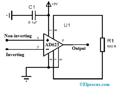 AD623 IC Circuit Diagram