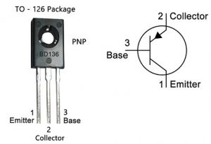 BD136 Transistor Pin Configuration