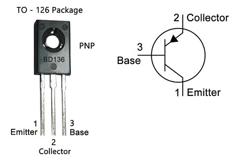 BD136 Transistor : Pin Diagram, Specifications, Circuit & Its Applications