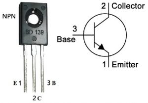 BD139 Transistor Pin Configuration