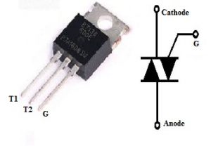 BT136 TRIAC Pin Configuration