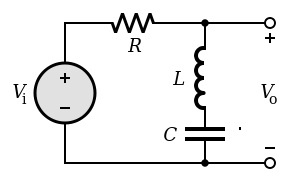 Band Stop Filter using RLC