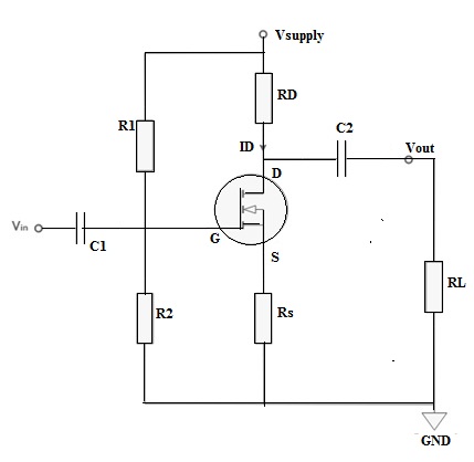Biasing Circuit of MOSFET Amplifier