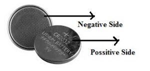 CR2032 Coin Cell Pin Configuration