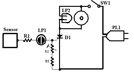 Capacitive Sensor Operated through Mains