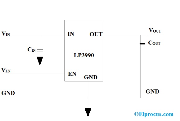 Circuit Diagram of LP3990