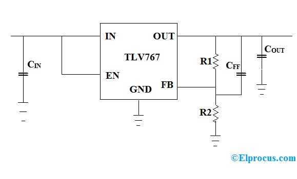 Circuit Diagram of TLV767