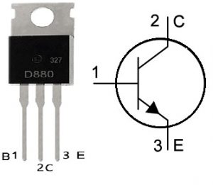 D880 Transistor Pin Configuration