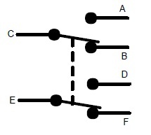 dpdt switch schematic symbol