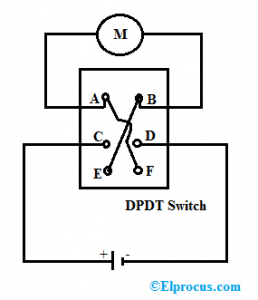 DPDT Switch to Motor Connection