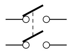 dpdt switch schematic symbol