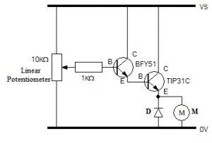 Darlington Transistor to Drive DC Motor