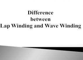 Difference between Lap Winding and Wave Winding