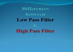 Differences between LPF and HPF