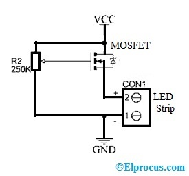 Dimmer Circuit with IRFZ44N MOSFET