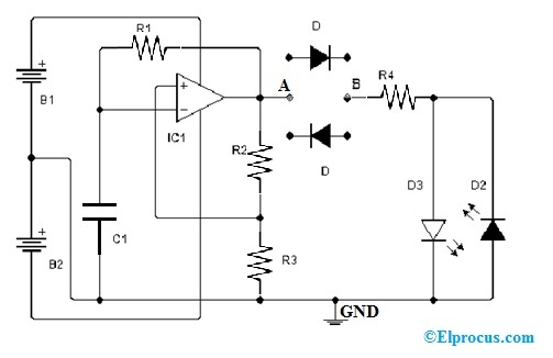 Diode Tester Circuit Diagram