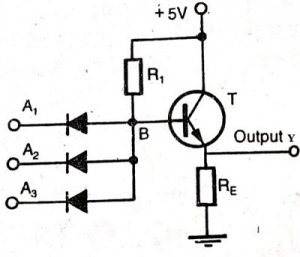 Diode Transistor Logic AND Gate
