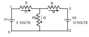 Experiment Circuit of Superposition Theorem