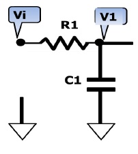 First Order Low Pass Filter