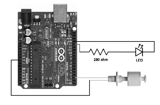 Interfacing an Arduino with the Float Switch