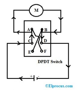 dpdt switch schematic symbol