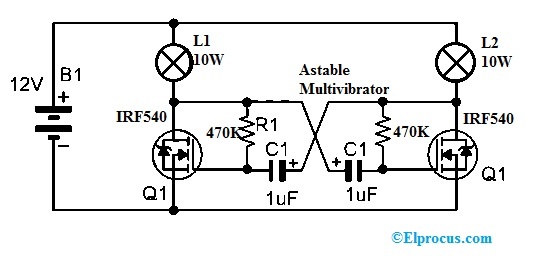 IRF540N MOSFET Circuit