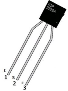 KSP2222A Transistor Pin Out