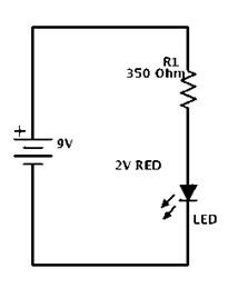 LED Simple Electronic Circuit