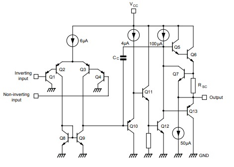 LM2904 IC Circuit Diagram