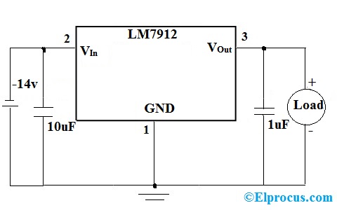 LM7912 circuit diagram