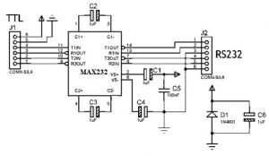 Level Shifting from RS232 to TTL