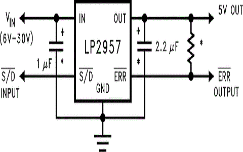 Lp2957 circuit