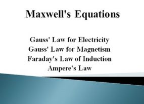 Maxwells Equations