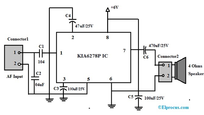 Monoblock Audio Amplifier Circuit