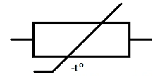 NTC Thermistor Symbol