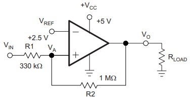 Non-inverting Comparator with Hysteresis